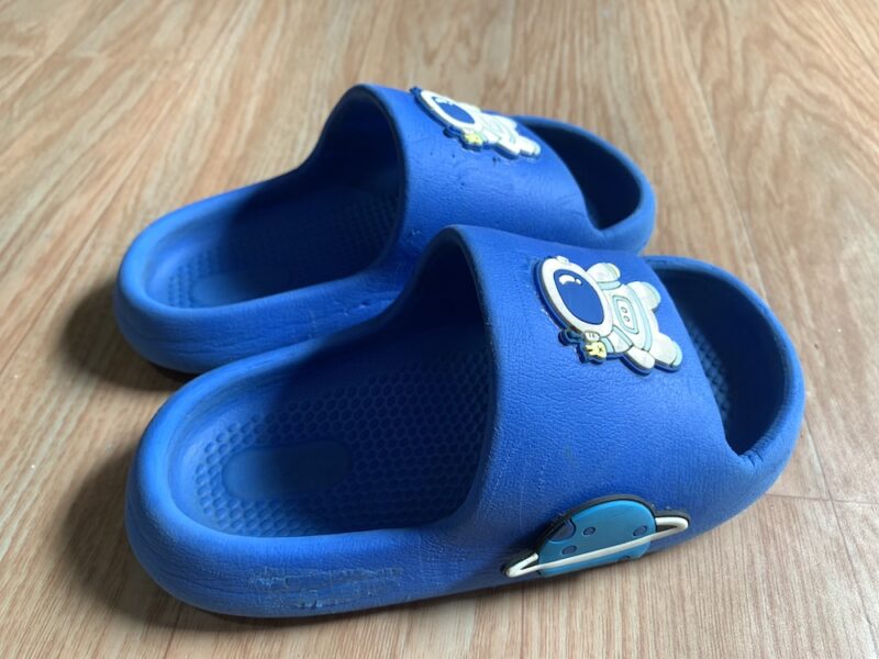 Blue Kids Slides – Space Theme