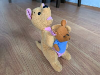 Kangaroo Plush with Joey