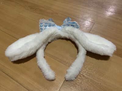 Fluffy Bunny Ear Headband – $3