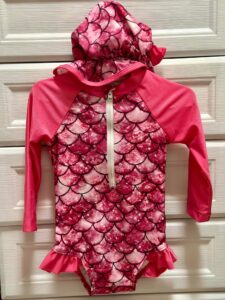 Baby Girl Swimwear Bundle – 4 Stylish Pieces | Preloved Baby Swimsuits | Summer Outfit Set