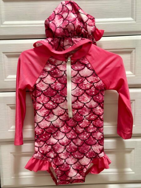 Baby Girl Swimwear Bundle – 4 Stylish Pieces | Preloved Baby Swimsuits | Summer Outfit Set