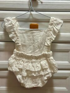 White Baby Romper/Dress Bundle (3 pieces)