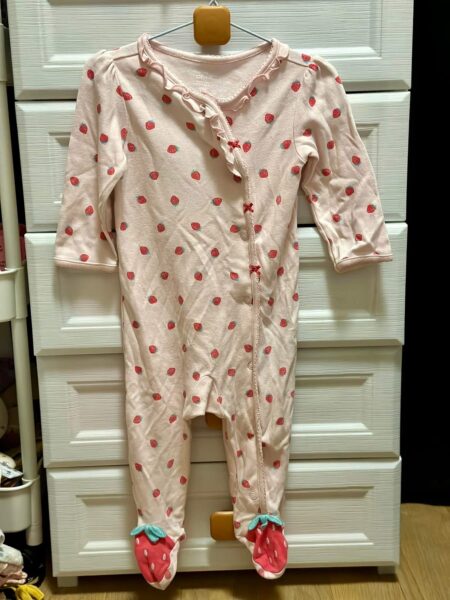 Baby Girl Footie Pajamas (6-9 months)