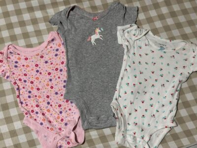 3 Baby Girl Onesies (Preloved, still super cute)